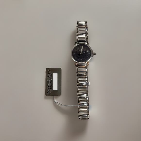 NEWMaurice Lacroix Miros MI1053-SS002-320 Stainless Steel Date Quartz 28MM Watch main image 9